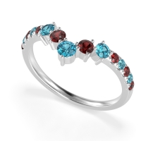 Graduated Stone Chevron Samala Band