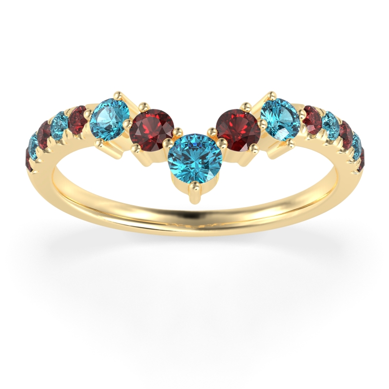 Graduated Stone Chevron Samala Band