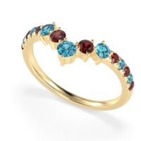 Graduated Stone Chevron Samala Band