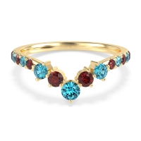 Graduated Stone Chevron Samala Band