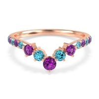 Graduated Stone Chevron Samala Band