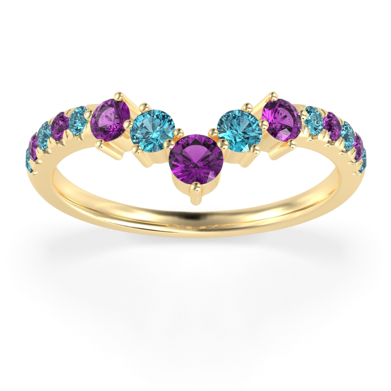 Graduated Stone Chevron Samala Band