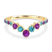 Graduated Stone Chevron Samala Band