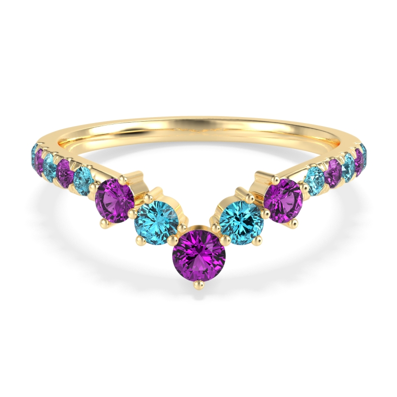 Graduated Stone Chevron Samala Band