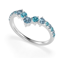 Graduated Stone Chevron Samala Band