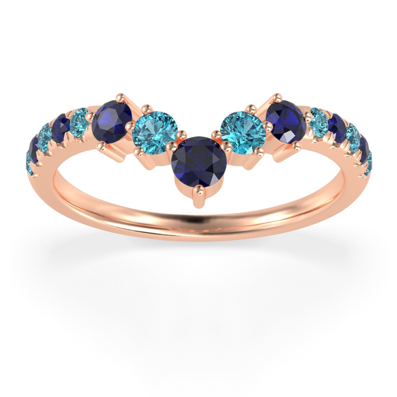 Graduated Stone Chevron Samala Band