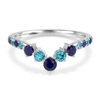 Graduated Stone Chevron Samala Band