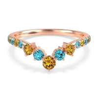 Graduated Stone Chevron Samala Band