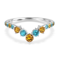 Graduated Stone Chevron Samala Band