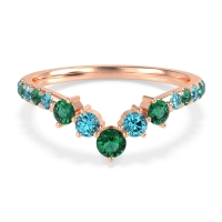 Graduated Stone Chevron Samala Band