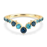 Graduated Stone Chevron Samala Band