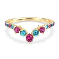 Graduated Stone Chevron Samala Band