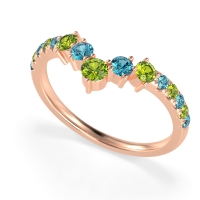 Graduated Stone Chevron Samala Band