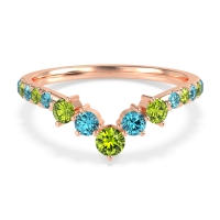 Graduated Stone Chevron Samala Band