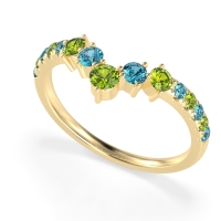 Graduated Stone Chevron Samala Band