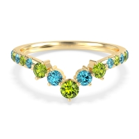 Graduated Stone Chevron Samala Band