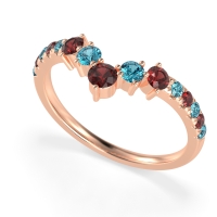 Graduated Stone Chevron Samala Band