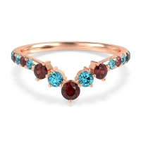 Graduated Stone Chevron Samala Band