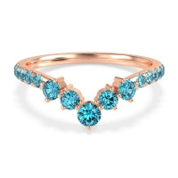 Graduated Stone Chevron Samala Band