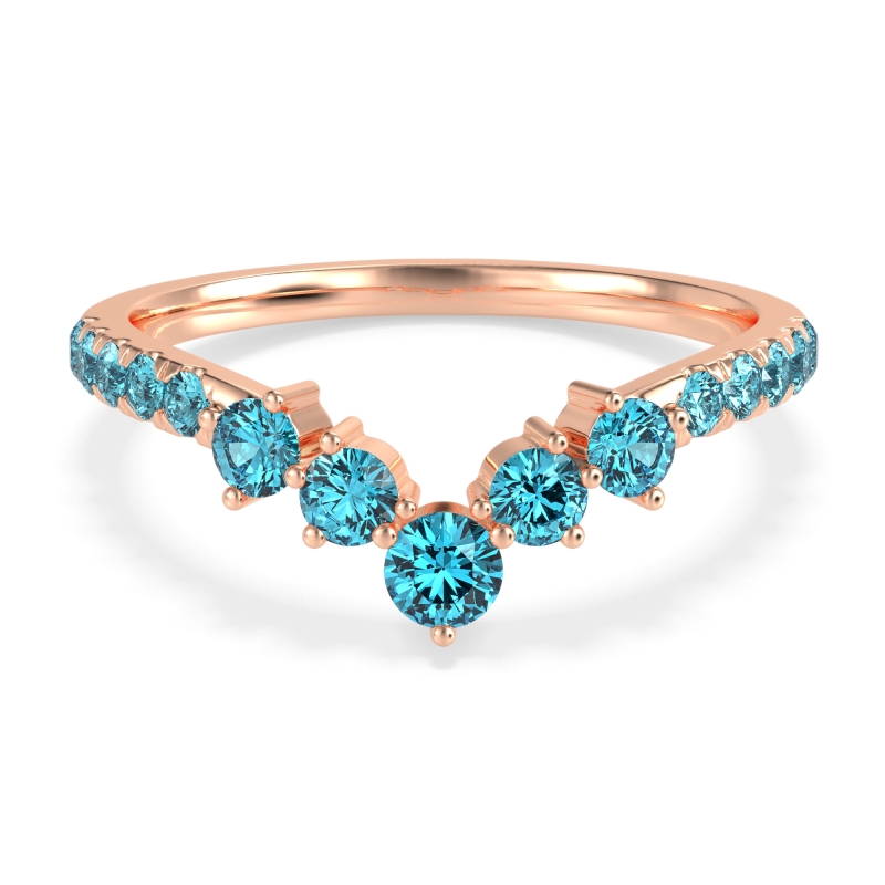 Graduated Stone Chevron Samala Band