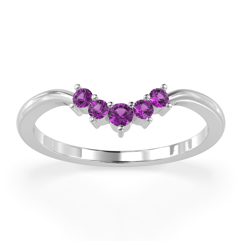 Curved Minimalist Wedding Pala Band