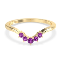 Curved Minimalist Wedding Pala Band