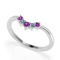 Curved Minimalist Wedding Pala Band