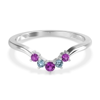 Curved Minimalist Wedding Pala Band