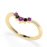 Curved Minimalist Wedding Pala Band