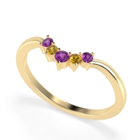 Curved Minimalist Wedding Pala Band
