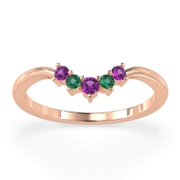 Curved Minimalist Wedding Pala Band