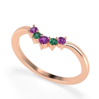 Curved Minimalist Wedding Pala Band