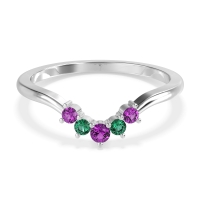 Curved Minimalist Wedding Pala Band