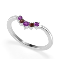 Curved Minimalist Wedding Pala Band