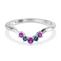 Curved Minimalist Wedding Pala Band
