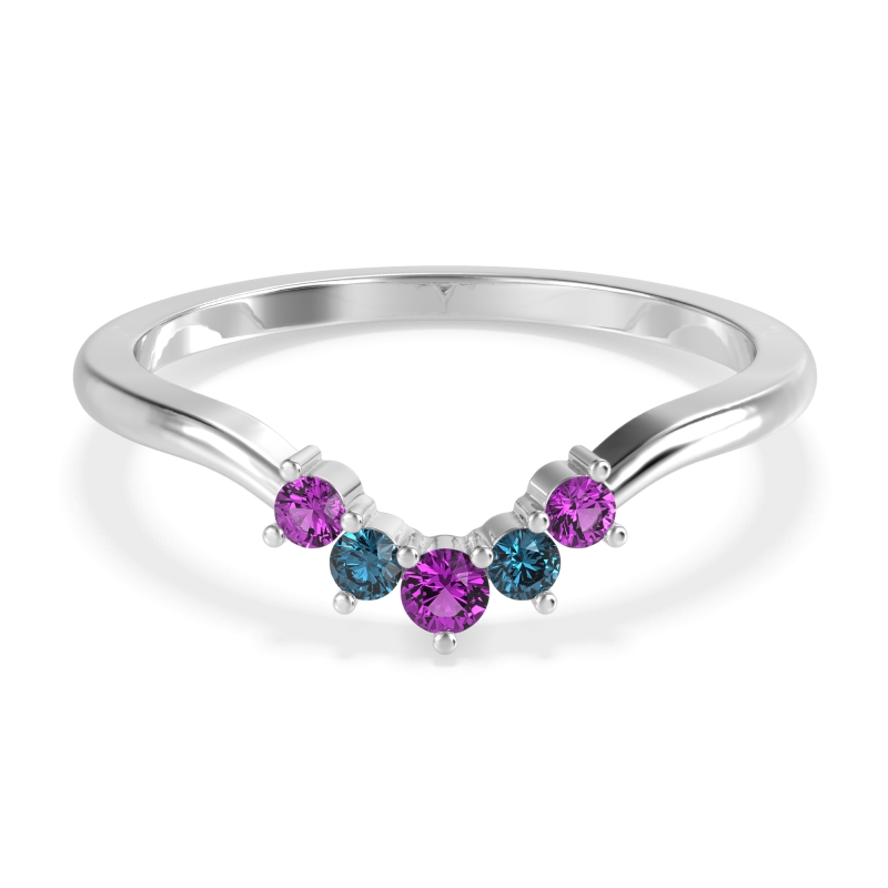 Curved Minimalist Wedding Pala Band