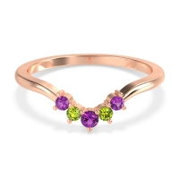 Curved Minimalist Wedding Pala Band