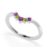 Curved Minimalist Wedding Pala Band