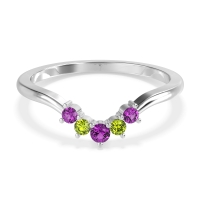 Curved Minimalist Wedding Pala Band