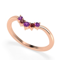 Curved Minimalist Wedding Pala Band