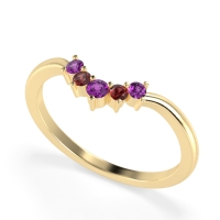 Curved Minimalist Wedding Pala Band