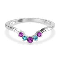 Curved Minimalist Wedding Pala Band