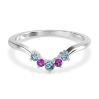 Curved Minimalist Wedding Pala Band