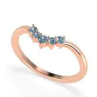 Curved Minimalist Wedding Pala Band