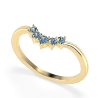 Curved Minimalist Wedding Pala Band