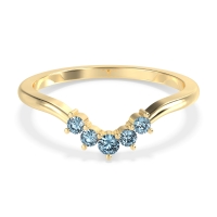 Curved Minimalist Wedding Pala Band
