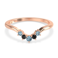 Curved Minimalist Wedding Pala Band