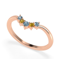 Curved Minimalist Wedding Pala Band