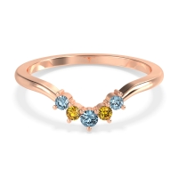 Curved Minimalist Wedding Pala Band
