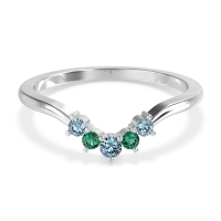 Curved Minimalist Wedding Pala Band